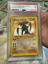 *NUOVO VENDITORE CERT/US* 2002 Neo Destiny Shining Kabutops 108/105 PSA 7