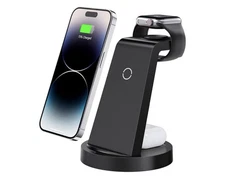 3-in-1 Wireless Charging Dock Station for Apple Watch, iPhone, AirPods