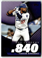 2025 Topps Series 1 MLB No. OPS-20 Teoscar Hernandez Ops Leaders
