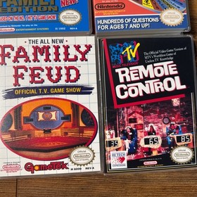NES Custom Game Case Lot Of  8 Wheel Of Fortune Jeopardy Family Feud + More