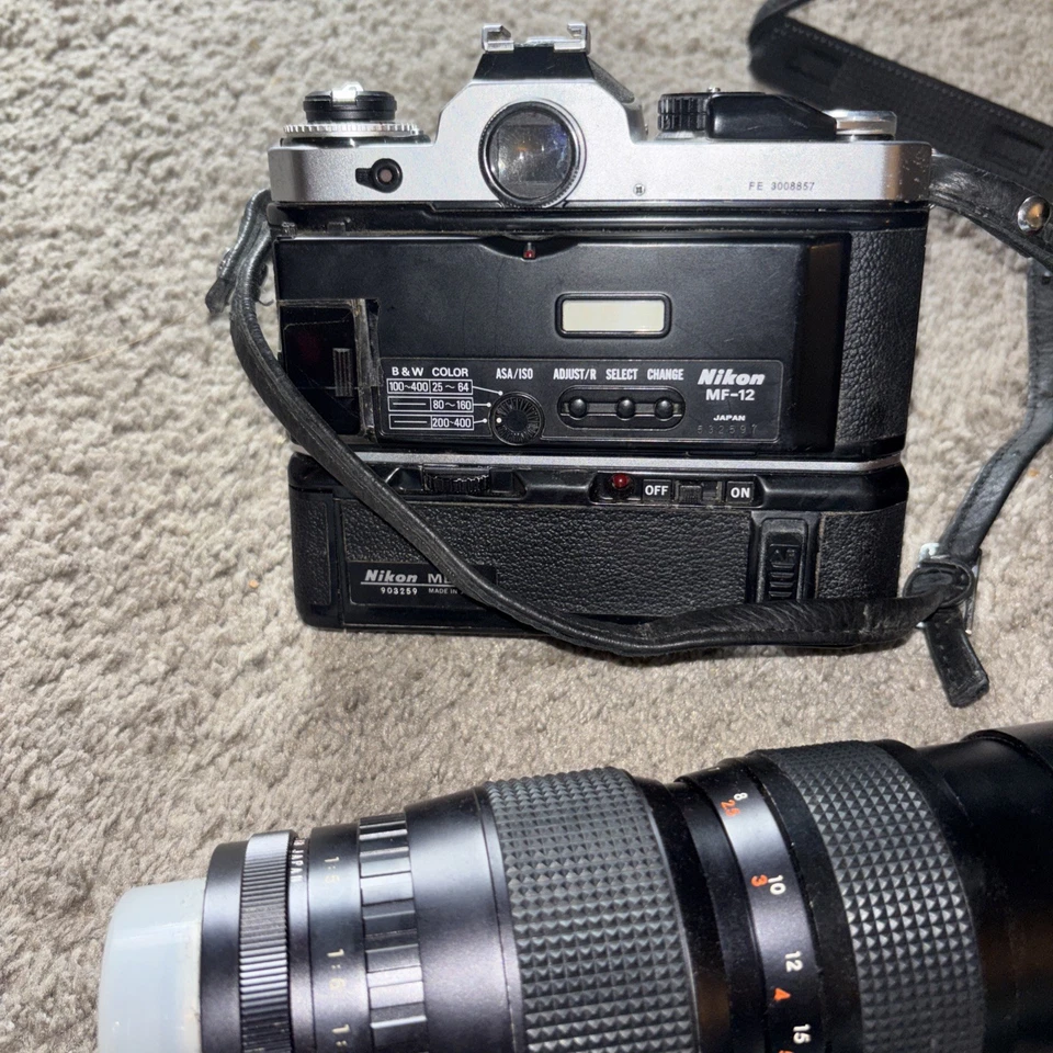 Nikon MF-12 with Multiple Lenses and Case - Image 3 of 4