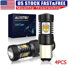 4X 1016 1034 1157 2357 LED Turn Signal Light DRL Bulbs For Honda Accord 1998-15