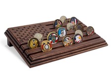 ASmileIndeep American Flag Military Challenge Coin Display Holder only,6 Rows