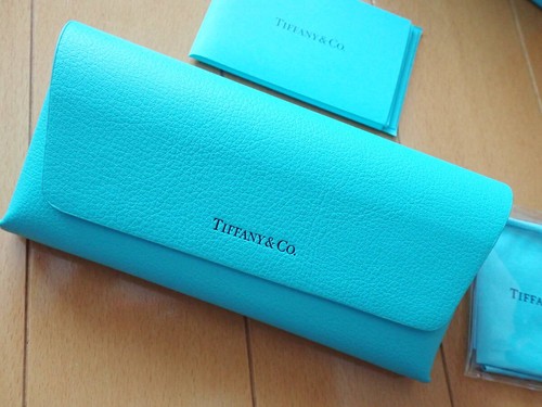 Rare Shipping Included Tiffany Co. Glasses Case Blue Wipe - Picture 3 of 8