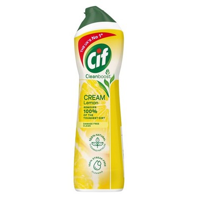 Cif Lemon Cream Cleaner Multi-Purpose Surface Dirt & Stain Remover500ml