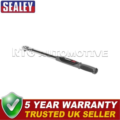 Sealey Premier Flexi-Kopf Digital Drehmomentschlüssel Winkel 1/2'' Vierkantantrieb 20-200 Nm