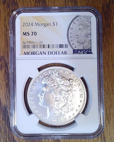 2024 .999 Morgan Silver Dollar NGC MS70 (120)