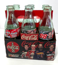 Coca-Cola 1999 NASCAR Racing Family 6 pack Coke Bottles Dale Jarrett Ricky Rudd