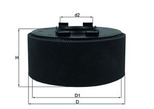 KNECHT Luftfilter LX 870 Filtereinsatz für BMW E46 3er Compact Touring 316 318