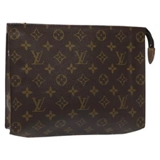 LOUIS VUITTON Monogram Poche Toilette 26 Pouch M47542 LV Auth yk17511