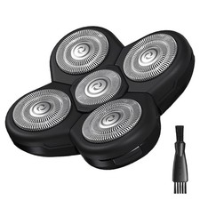 Bald Head Shaver Replacement Blades - Sharp Flexible Stainless Steel Rotary