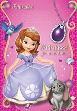 Disney Sofia The First Plastic Loot Bags 8 Pack