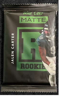  2023 Jalen Carter  Wild Card Matte pack (Sealed) Numbered To 200 Or Less   