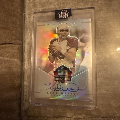 2023 Panini Silver Prizm Kurt Warner Cardinals HOF ON CARD AUTO /50