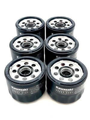 GENUINE OEM KAWASAKI 49065-0736 OIL FILTER; REP. 49065-0721,49065-7007 PACK OF 6
