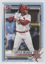 2021 Bowman Draft Sky Blue 87/499 Malcom Nunez #BD-56 8d4