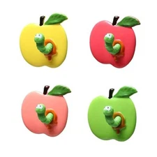 4 PCS Cute Wall Hooks Cute Key Holder Adhesive Hooks for Home Storage Office 