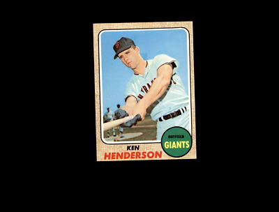 1968 Topps 309 Ken Henderson EX #D806119 | eBay
