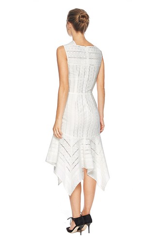 Lover the Label Olympia Hanky Dress - Lace White - Size 8 - Picture 2 of 11