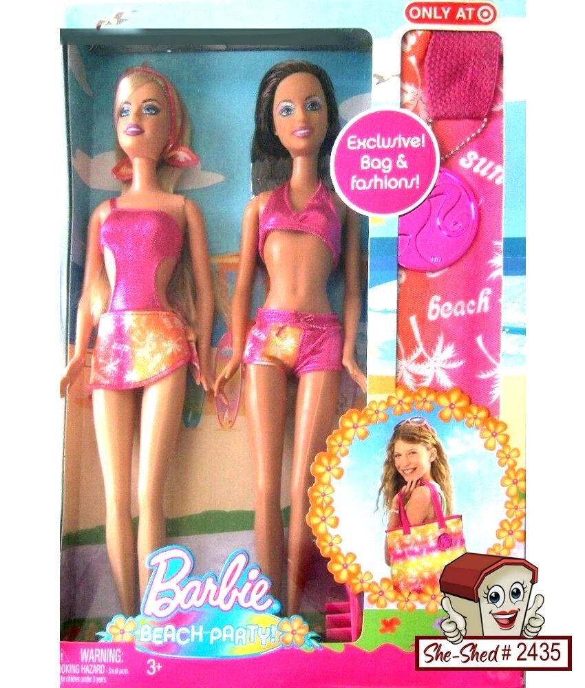 Barbie 2008 Beach Party Barbie & Teresa Set (rare) P3496 by 