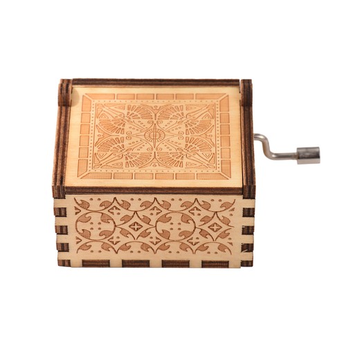You are My Sunshine Wooden Hand Crank Music Box Christmas Birthday Gift UK V3V4 - Picture 4 of 33