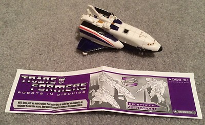 Transformers Classic Decepticon Astrotrain TRIPLE CHANGER COMPLETE LOOSE 2006