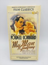 My Man Godfrey (1935 Film)(VHS, 1990, B&W) William Powell, Carole Lombard, NEW