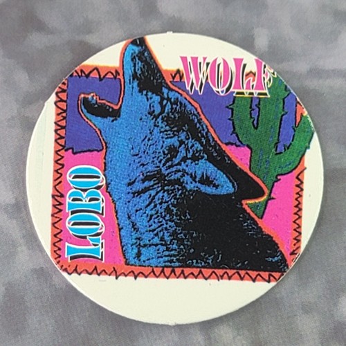 POGs Loco Caps Vintage 90's Retro Games - Wolf Lobo