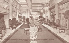 Vintage Postcard Roman Promenade Albany Hotel New Fire-Proof Denver Colorado CO