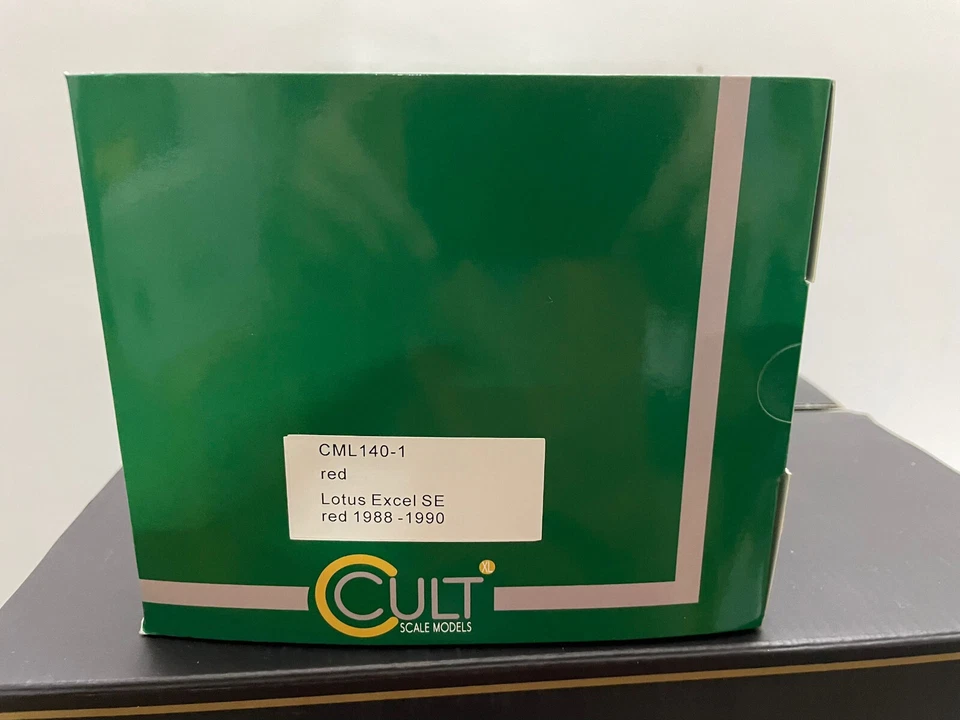 Cult Models! 1:18 Scale Resin Model Car Lotus Excel SE Red 1988-1990 New in Box - Image 2 of 2