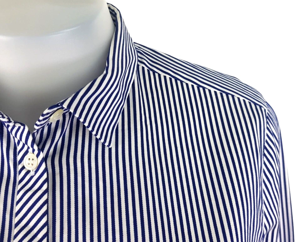 CAMISA DE NOCHE PAUL SMITH X BLACK LABEL Mujer Azul L/S - M - EU40 - UK12 - £119 Foto 2 de 4