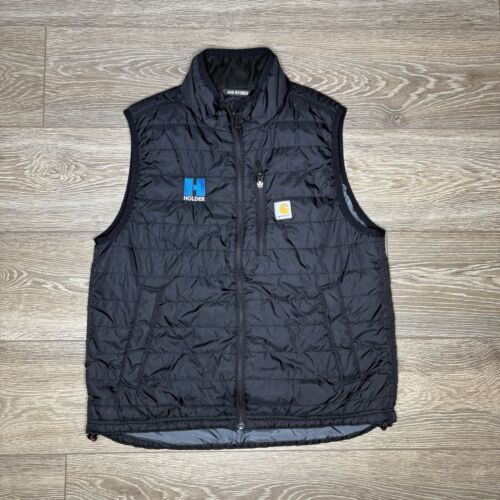 Carhartt Rain Defender Men Size Large Relaxed Fit Insulated Puffer Vest Full Zip