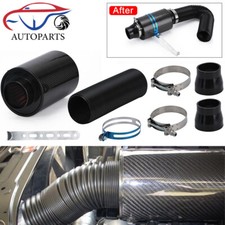 Racing Air Filter Box Carbon Fiber Cold Feed Induction Air Intake Kit For Car Racing Air Filter Box Carbon Fiber Cold Feed Induction Air Intake Kit For Car