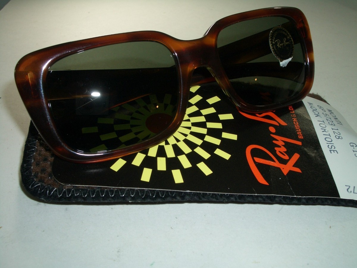 VINTAGE B&L RAY BAN MONTI L5072 SHINY TORTOISE G15 UV TRADITIONAL
