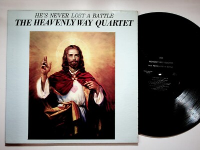 Heavenly Way Quartet LP He's Never Lost a Battle Tri State Gospel