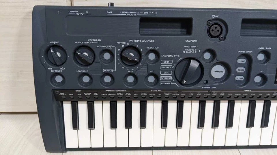 Korg MS1 microSAMPLER Sampling Keyboard Black Music Instruments - Image 2 of 4