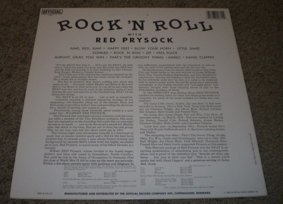 Red Prysock - Rock n Roll (Vinyle Usagé) main image 1