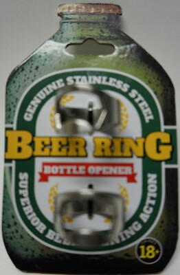 Genuine Stainless Steel Beer Ring Bottle Opener Twin Pack | eBay Australia