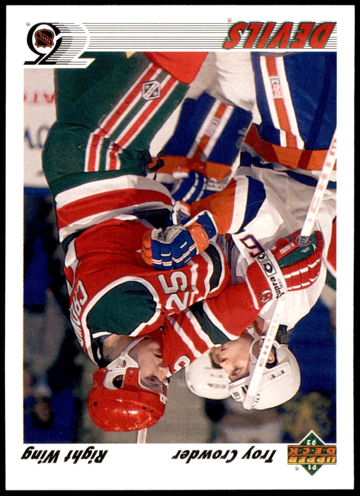 Troy Crowder #342b 1991-92 Upper Deck