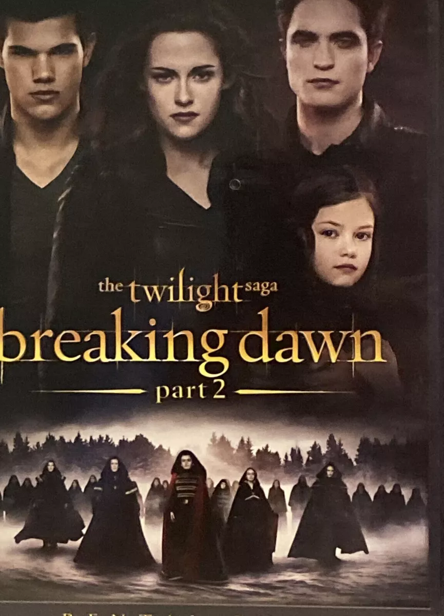 The Twilight Saga Breaking Dawn Part 2 DVD eBay
