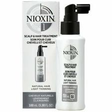 Nioxin System 1 Scalp & Hair Treatment, 3.38 oz New