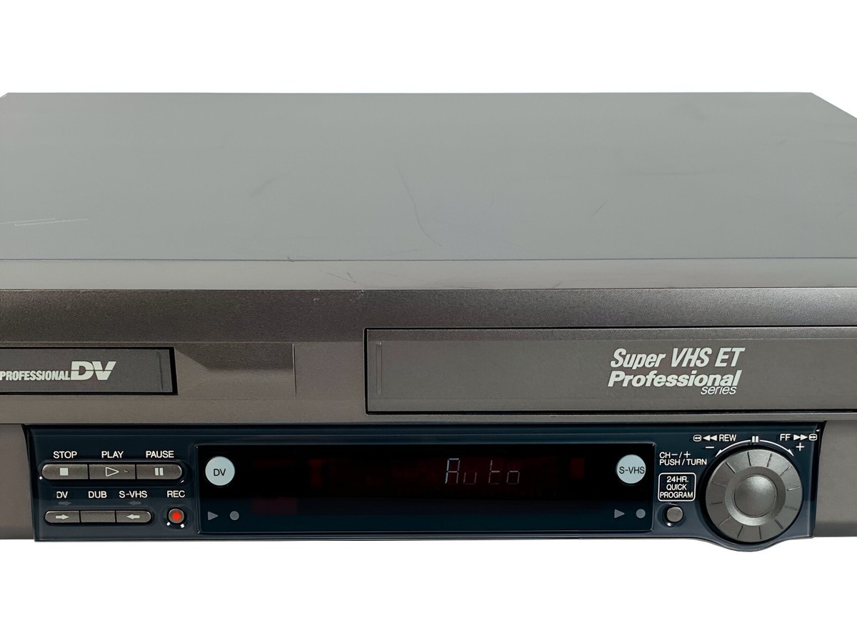 🔥 JVC SR-VS30U Mini DV/S-VHS Video Cassette Player Recorder