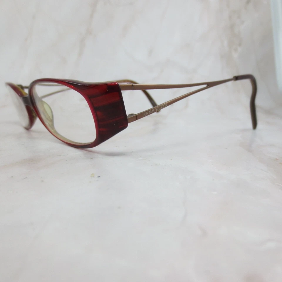 Armação de óculos Anne Klein AK8049-135 feminina borgonha vermelha aro completo 54-15-130 - Imagem 2 de 4