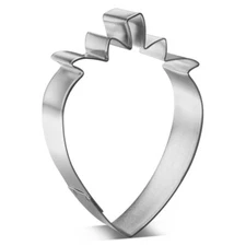 Strawberry 3.5'' Cookie Cutter Metal Fruit