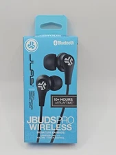 Wireless Earbuds JLAB Jbudspro  Bluetooth Mic Control Sports Active Black(GS371)