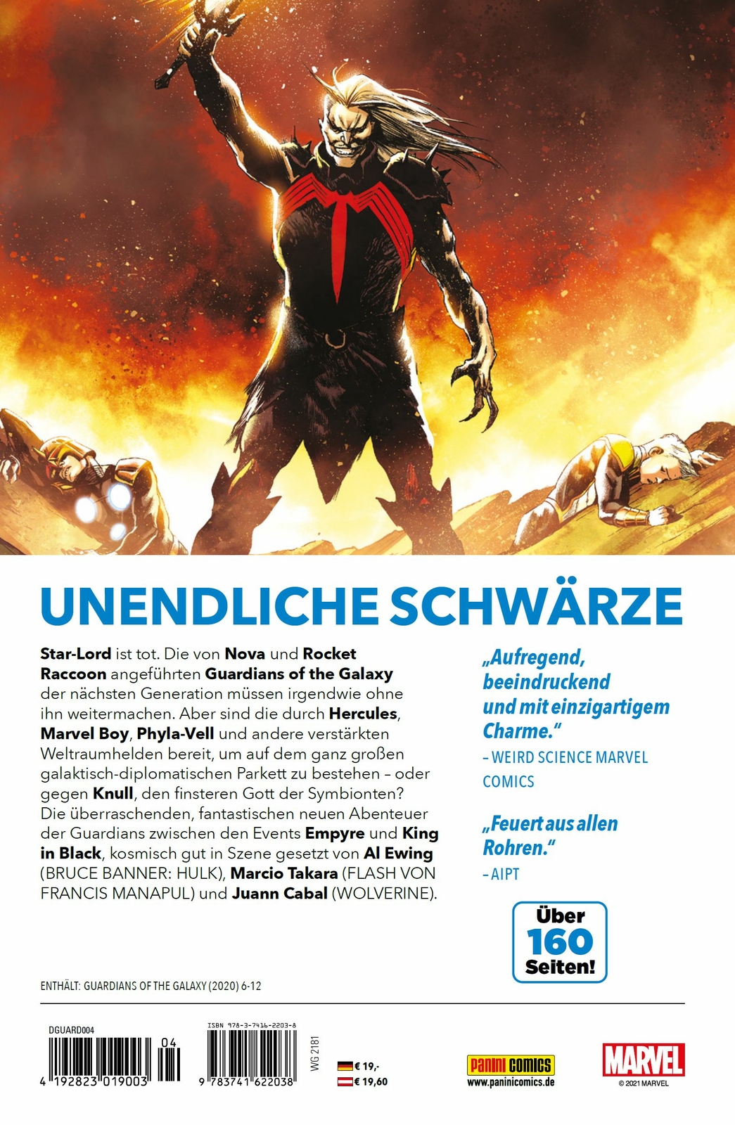 Thumbnail - Al Ewing; Marcio Takara / Guardians Of The Galaxy - Neustart