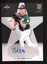 2021 Leaf PG Ty Hollandsworth Black Auto SP Rookie Prospect HILLSBOROUGH CC 