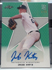 2020 LEAF PERFECT GAME GREEN JACOB KMATZ ROOKIE AUTO /10 #BA-JKI RAYS MSK