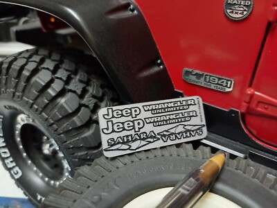 Tamiya absima rc4wd rc scale emblems 1/10 scale rc crawler emblems.
