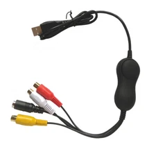 UVC USB2.0 Video Audio capture converter from old VHS, Hi8, Camcorder to digital